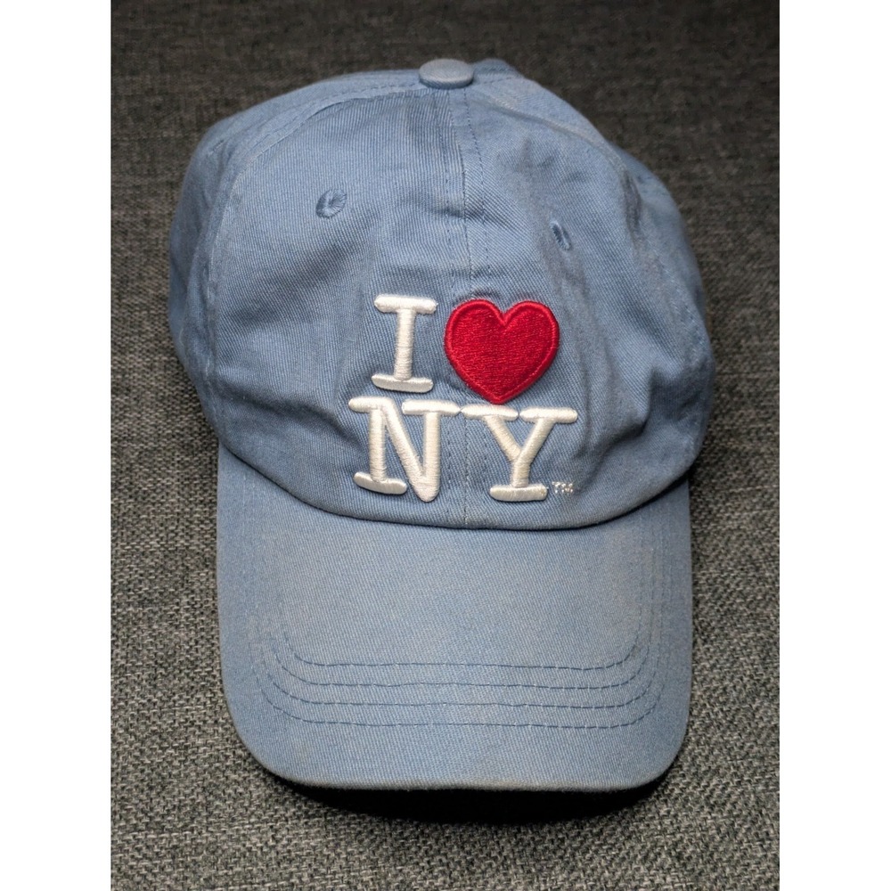 I Love NY Official Hat Blue Baseball Cap Red Heart Logo New York‎ City OSFM